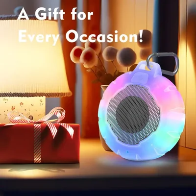 Bocina Bluetooth HEYSONG impermeable para ducha y exteriores
