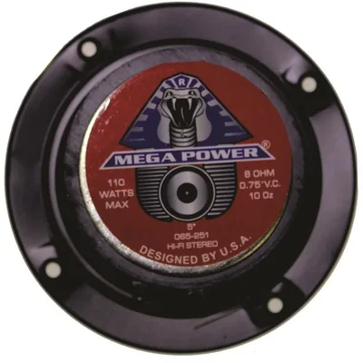 Bocina profesional para medios 5 pulg megapower