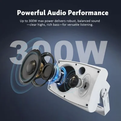 Bocina Bluetooth para exteriores STUDIOFINIX de 8 pulgadas y 600 W