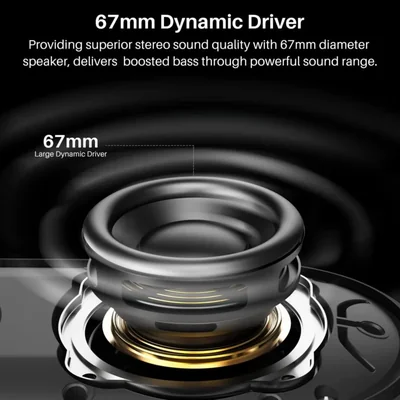 Bocina Bluetooth TOZO PA1, 20 W, sonido estéreo, 25 horas de reproducción