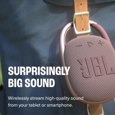 Bocina impermeable reacondicionado JBL Clip 4 ultraportátil (Squad) Renovado