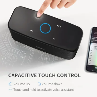 Bocina Bluetooth DOSS SoundBox Plus HD Sound 16W 20H Negro