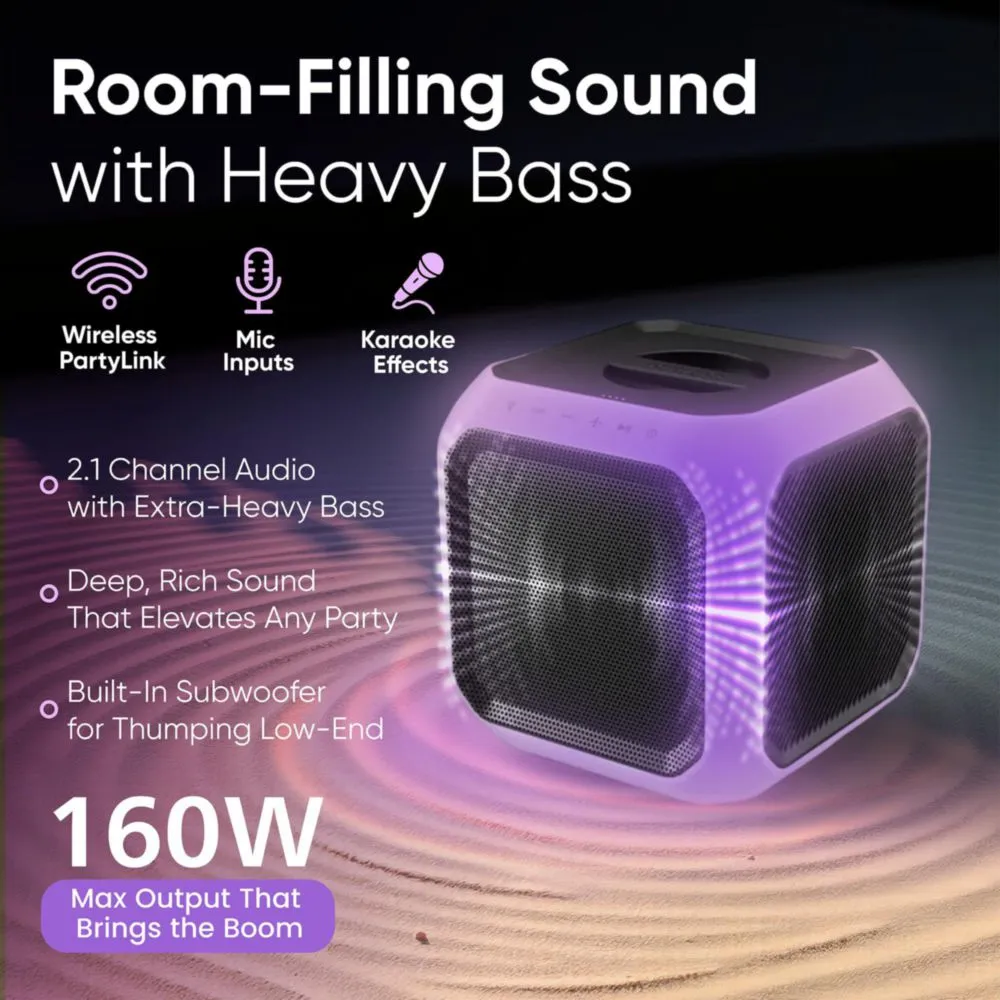 Bocina Bluetooth PHILIPS X7207 160W Wireless Party