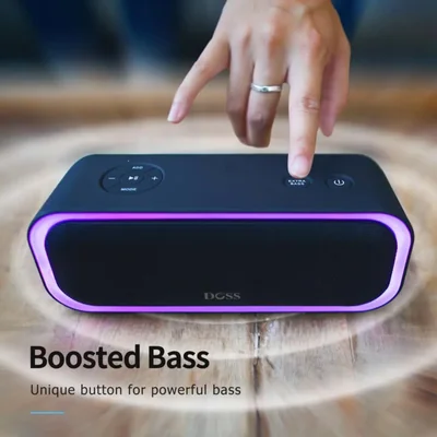Bocina Bluetooth DOSS SoundBox Pro 20W Stereo Sound IPX6