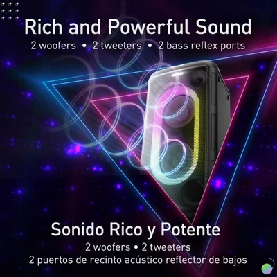 Bocina portátil Panasonic BMAX Bluetooth 150W SC-BMAX10