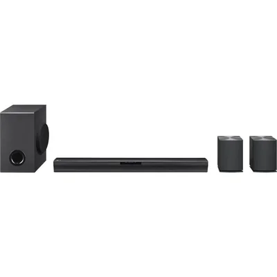 Barra de sonido LG SQC4R de 4.1 canales con subwoofer inalámbrico y Bocina traseros