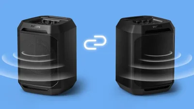 Bocina Bluetooth para fiestas Philips TAX2208 con graves dinámicos