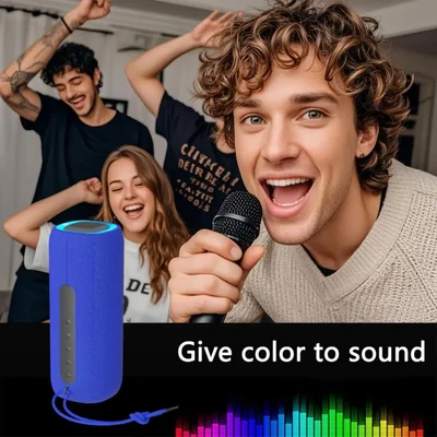 Bocina Bluetooth PEICHENG portátil inalámbrico IPX5 a prueba de agua