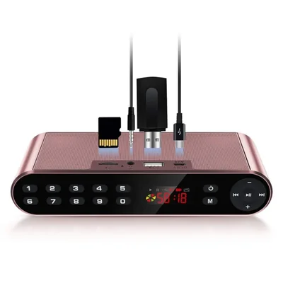 Bocina Bluetooth Antimi con reproductor de radio FM y reproductor de MP3