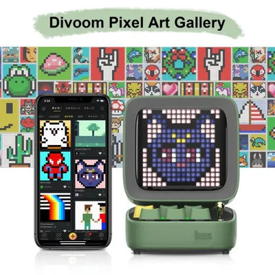 Bocina Bluetooth Divoom Ditoo programable Pixel Art LED