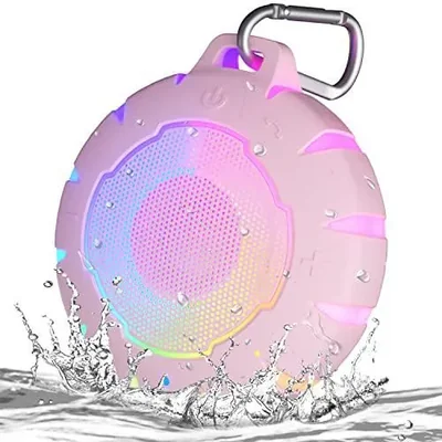 Bocina Bluetooth impermeable para ducha HEYSONG con sonido HD
