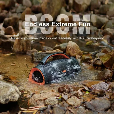 Bocina Bluetooth DOSS Extreme Boom Pro 100W IPX6 Naranja