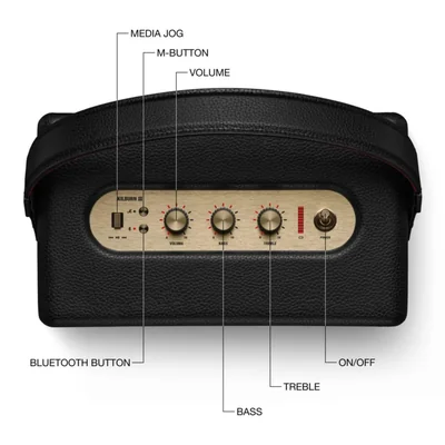 Bocina Bluetooth Marshall Kilburn III resistente al agua