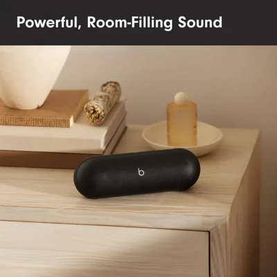 Bocina Bluetooth portátil Beats Pill, batería de hasta 24 horas de duración, resistente al agua, Blu