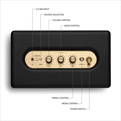Bocina Bluetooth Home Marshall Acton III Negro