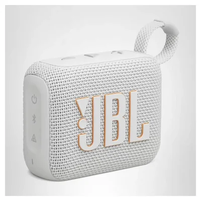 Bocina JBL Go 4 portátil - Bocina Portátil Bluetooth Waterproof – Blanca