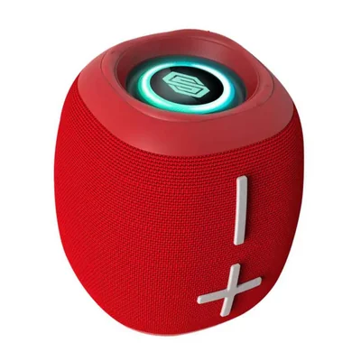 Mini Bocina Bluetooth Inalámbrica Modelo Boom Radio Fm Tws Recargable Usb Luz Led