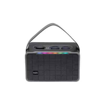 BOCINA MISIK MS258 RETRO 10000 W PMPO C/LUZ LED Y USB
