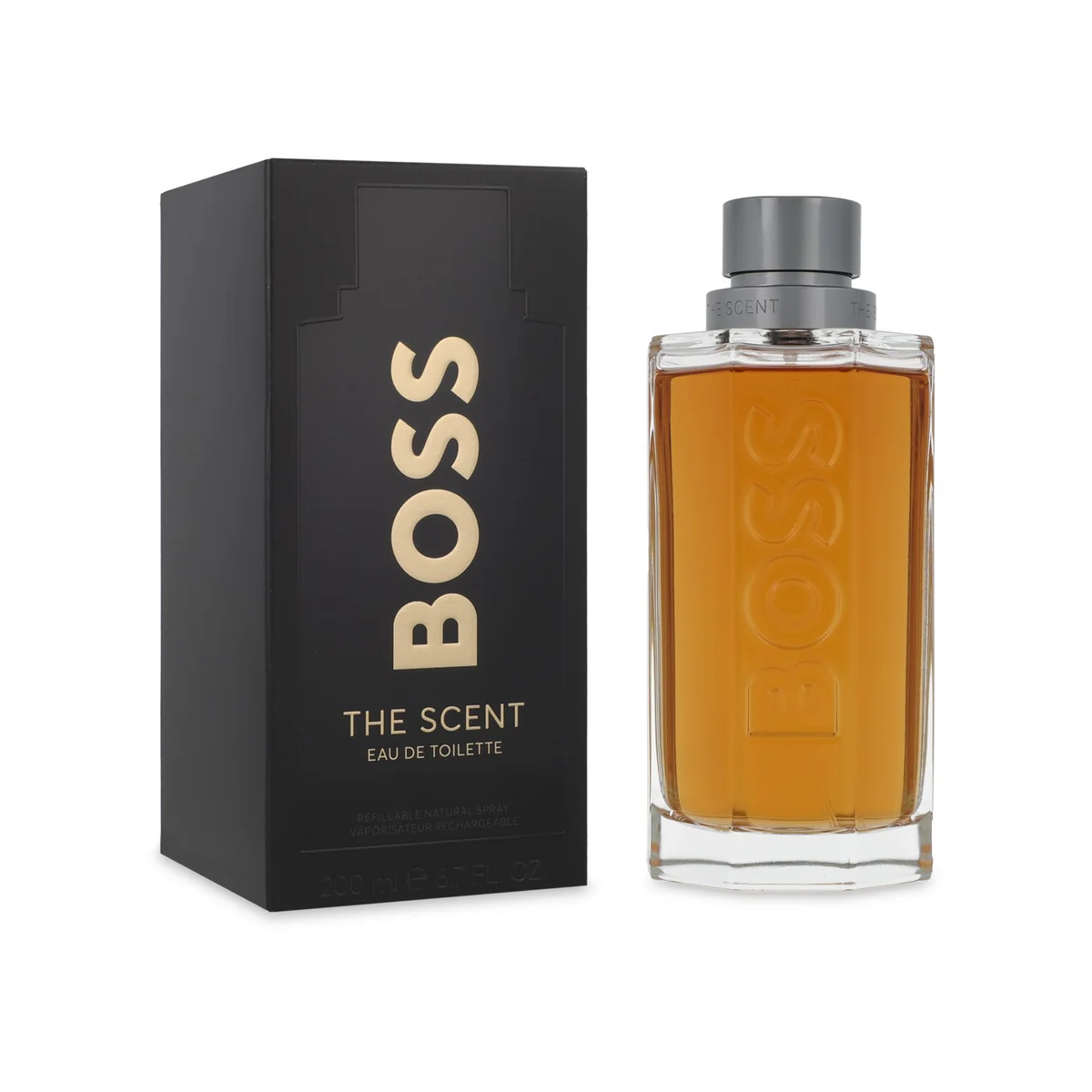 HUGO BOSS THE SCENT 200ML EDT REFILLABLE