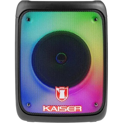 Bafle profesional Kaiser KSW-7006 8" recargable 6,500 W PMPO Ranura para celular
