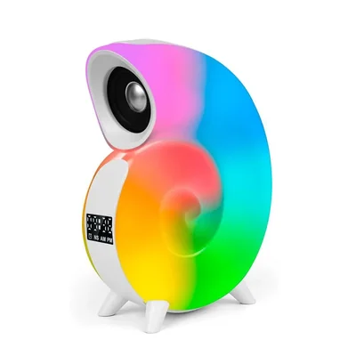 Lámpara de caracol con luz RGB