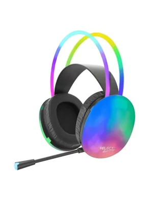 Audífonos Gamer Alámbricos Select Gaming Flame-X Sg-h5 Micrófono Integrado Luz Rgb