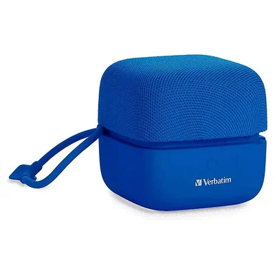 Bocina Verbatim Cube Wireless Bluetooth color Azul