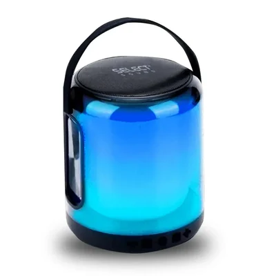 Bocina Inalámbrica Bluetooth Recargable Modelo Magma TWS Luces Led RGB BT231