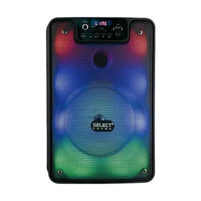 Bocina Bluetooth Space con Subwoofer y luz led multicolor