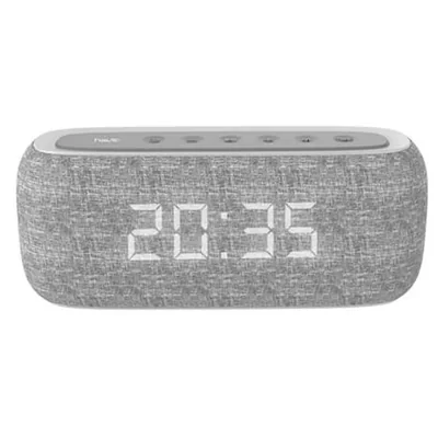Despertador speaker con dual alarm clock - Zeta - Gris