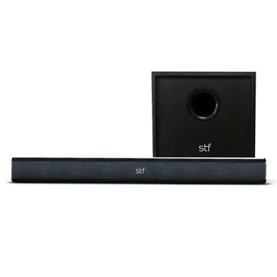 STF Barra De Sonido Alud Pro con Subwoofer | Entrada 3.5 mm | Entrada