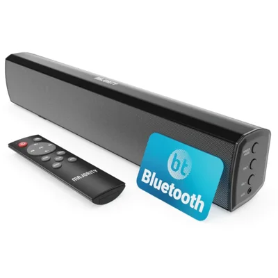 Majority Bowfell - Barra de sonido pequeña para TV con Bluetooth, RCA,