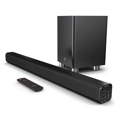 Majority K2 - Barra de sonido con subwoofer | 150 W potente barra de s