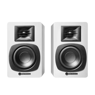 Bafles de Estantería con Autoamplificación AUDIO TECHNICA AT-SP3XWH Color Blanco