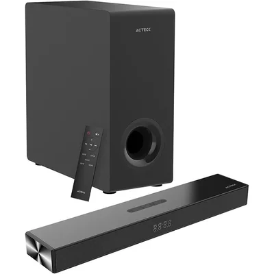 Barra de sonido acteck bs600 inalambrico sonido 2.1 60w