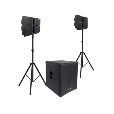 Sistema Lineal Con Subwoofer De 18" Audiobahn MURDER18X