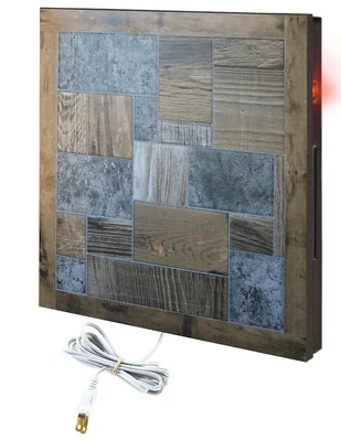 Calefactor panel infrarrojo en porcelanato Calor Solar para pared