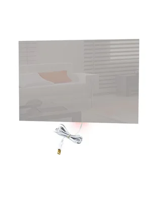 Calefactor de panel infrarrojo en cristal Calor Solar para pared blanco