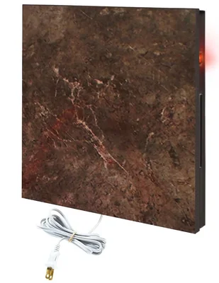 Calefactor panel infrarrojo en porcelanato Calor Solar para pared