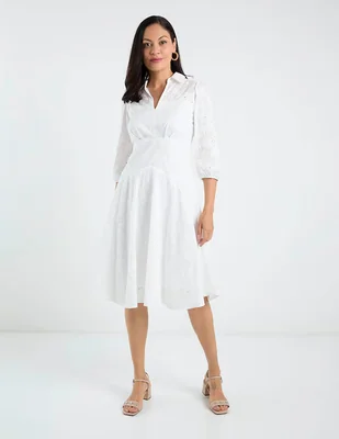 Vestido a la rodilla casual Rabbit para mujer