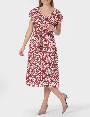 Vestido midi casual Punt Roma para mujer