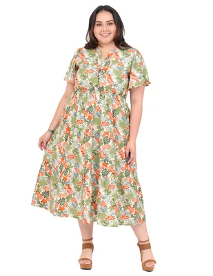 Vestido midi casual Cariló para mujer