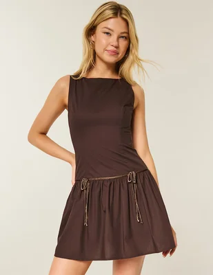 Vestido corto casual Hollister para mujer