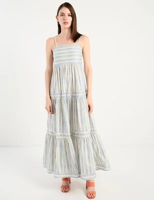Vestido largo casual Petite Studio para mujer