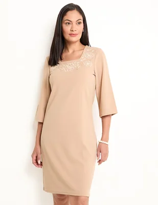 Vestido a la rodilla casual Loren's para mujer