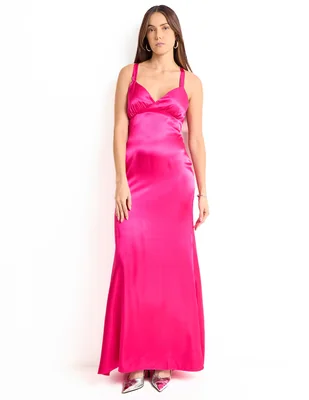 Vestido maxi de fiesta Jump escote bajo
