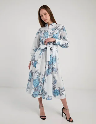 Vestido midi casual Marella para mujer