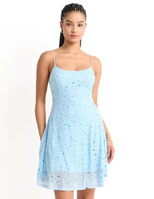 Vestido mini de fiesta Jump escote cuadrado