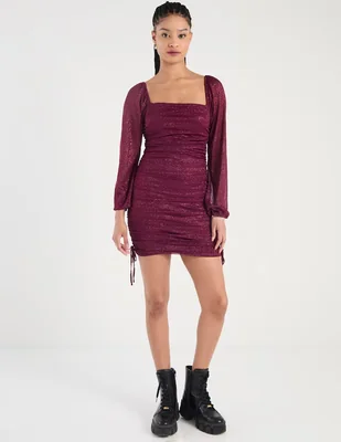 Vestido corto de fiesta Jump escote cuadrado