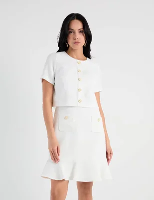 Vestido a la rodilla casual Karl Lagerfeld Paris para mujer